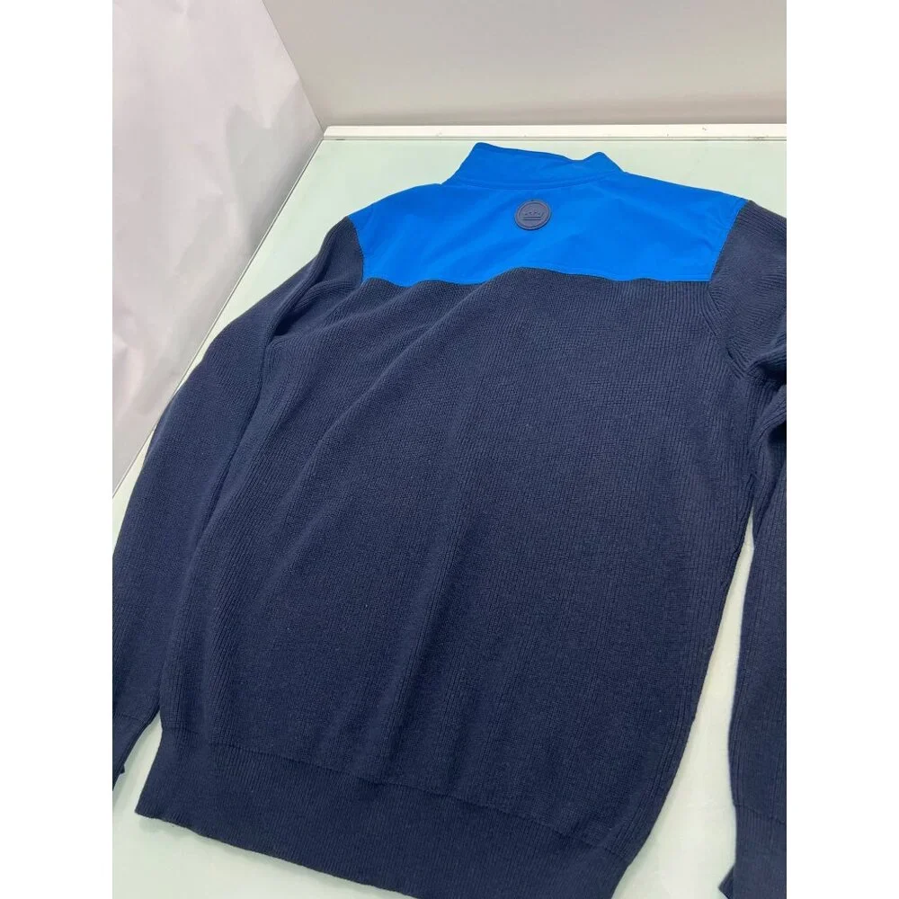 Peter Millar Crown 1/4 Zip Golf Jacket Sweater Pima Cotton Wool Pullover Small S